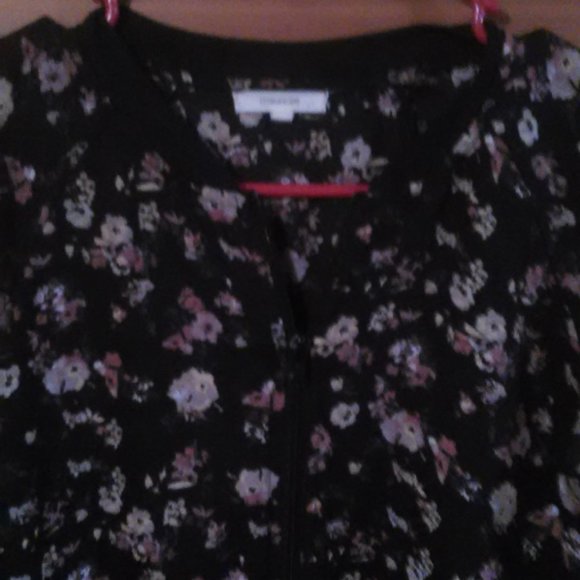 Maurices Semi-sheer Floral Print Jacket - Picture 3 of 6